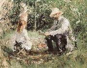 Manet and his daughter, Berthe Morisot